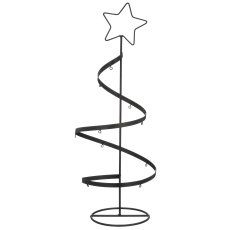 Metallbaum Ständer zum Schmücken, 20x20x50cm, schwarz