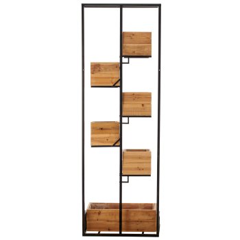 Metal plant tower, 60x25x180cm, black