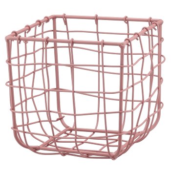 Metall Drahtkorb, quadratisch, 3er Set, 15x15x15/20x20x20/31x31x30cm,