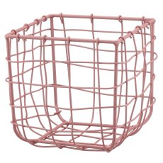 Metall Drahtkorb, quadratisch, 3er Set, 15x15x15/20x20x20/31x31x30cm,