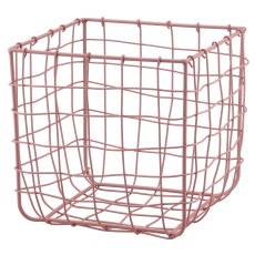 Metall Drahtkorb, quadratisch, 3er Set, 15x15x15/20x20x20/31x31x30cm,