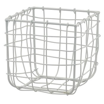 Metall Drahtkorb, quadratisch, 3er Set, 15x15x15/20x20x20/31x31x30cm,