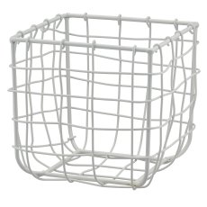 Metall Drahtkorb, quadratisch, 3er Set, 15x15x15/20x20x20/31x31x30cm,