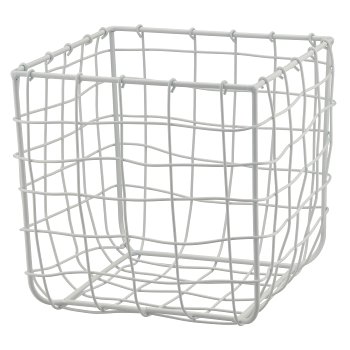 Metall Drahtkorb, quadratisch, 3er Set, 15x15x15/20x20x20/31x31x30cm,
