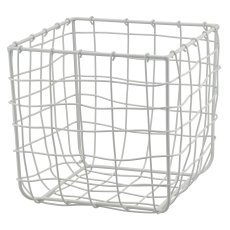 Metall Drahtkorb, quadratisch, 3er Set, 15x15x15/20x20x20/31x31x30cm,