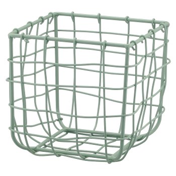Metall Drahtkorb, quadratisch, 3er Set, 15x15x15/20x20x20/31x31x30cm,