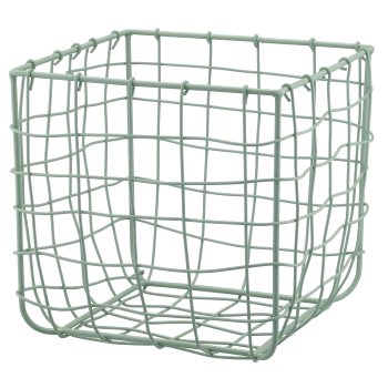 Metall Drahtkorb, quadratisch, 3er Set, 15x15x15/20x20x20/31x31x30cm,