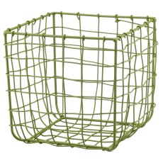 Metall Drahtkorb, quadratisch, 3er Set, 15x15x15/20x20x20/31x31x30cm,