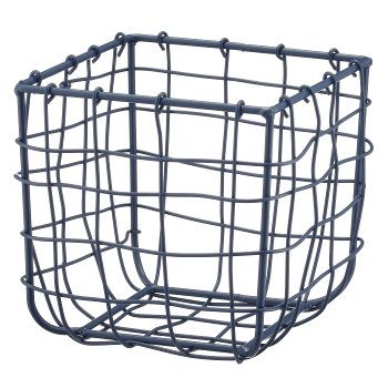 Metall Drahtkorb, quadratisch, 3er Set, 15x15x15/20x20x20/31x31x30cm,