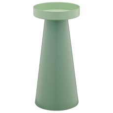 Metal candle holder DIPPED, 8x8x18cm, khaki, Lepuro