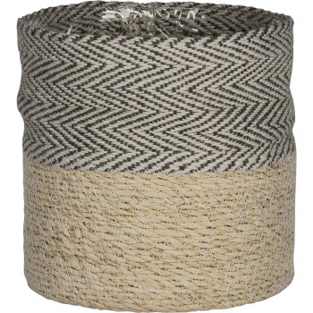 Jute seagrass basket planter, with PVC insert, 12x12/14x14/16x16/18x18/20x20c