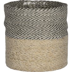 Jute seagrass basket planter, with PVC insert, 12x12/14x14/16x16/18x18/20x20c
