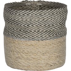Jute seagrass basket planter, with PVC insert, 12x12/14x14/16x16/18x18/20x20c