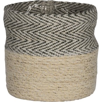 Jute seagrass basket planter, with PVC insert, 12x12/14x14/16x16/18x18/20x20c
