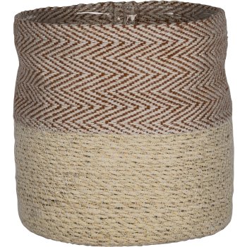 Jute seagrass basket planter, with PVC insert, 12x12/14x14/16x16/18x18/20x20c