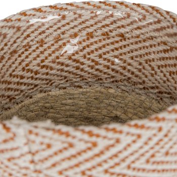 Jute seagrass basket planter, with PVC insert, 12x12/14x14/16x16/18x18/20x20c
