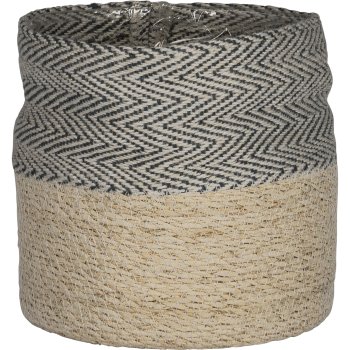 Jute Seegras Korb Übertopf, mit PVC Einsatz, 12x12/14x14/16x16/18x18/20x20c