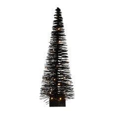 Christmas Tree with 25 LED 6H Timer And Remote Control, 60 cm/3Aa Battery, Black