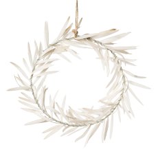 Deco Wreath Pendant, 22x22x3