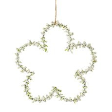 Flower hanger, 20x20x2cm, white