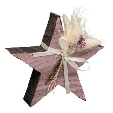 Wooden star decoration