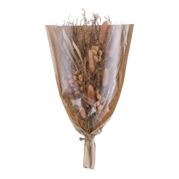 Trockenblumen Bouquet 38cm, Rosa Pfeffer