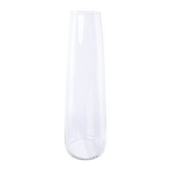 Glas Vase PAGO, 60x18cm, klar