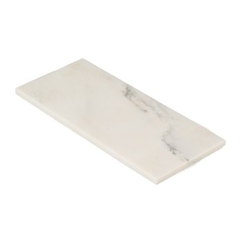 Marble Decoration Plate, 40x30x1cm, White