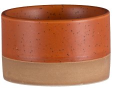 Ceramic bowl, set of 4, LISBOA 6.5x6.5x4cm, cinnamon