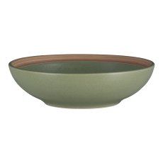 Ceramic bowl, round, LISBOA 20x20x5.5cm, light green