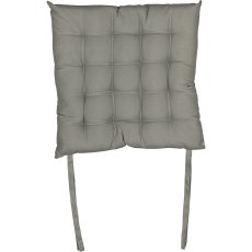 Polyester Sitzkissen, quadratisch, 40x40cm, grau