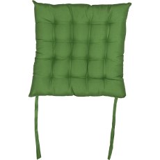 Polyester seat cushion, square, 40x40cm, dark green