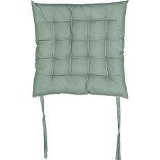 Polyester seat cushion, square, 40x40cm, turquoise