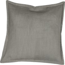 Cotton cushion GAUZ, 45x45cm, grey