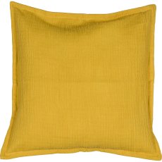 Cotton cushion GAUZ, 45x45cm, yellow