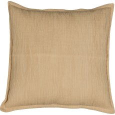 Cotton cushion GAUZ, 45x45cm, beige