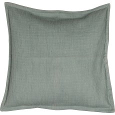 Cotton cushion GAUZ, 45x45cm, turquoise