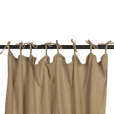 Cotton curtain GAUZ, with loops, 140x240cm, beige
