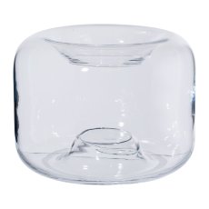 Glass vase Rondo, 22,5x 30cm, clear, 64 pcs. per pallet