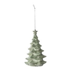 Christmas Tree Hanger with Grid, 6x6x10cm, Ice Green, 1/Poly