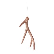 Antlers Hanger set of 2 With Grid, 9x2x22cm, Pink, 2/Poly